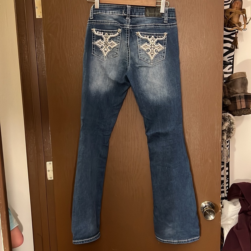 Sound girl rugged Blue jeans - Picture 6 of 7